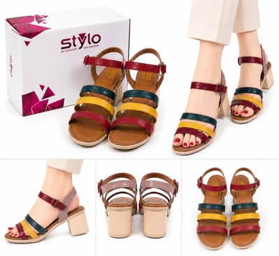 Stylo Ladies Block Heel Sandals