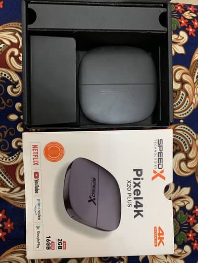 Speed X android tv box 4k x20 plus