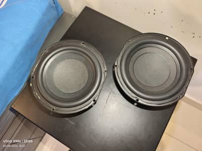 Samsung 6.5" Subwoofers 160w 4 ohm edge design fiber cone genuine