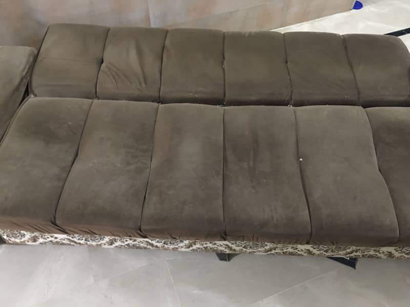 Sofa com bed — used condition 1