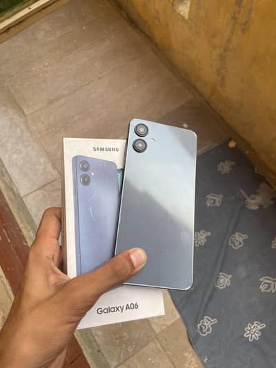 Samsung Mobile A06 4 128 gb storage with box & Accessories