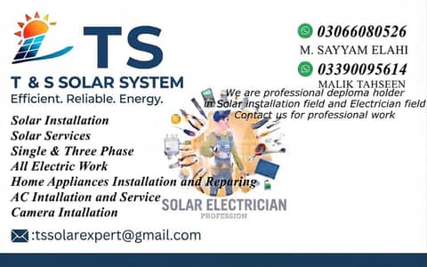 best solar Installer & electrician in faisalabad