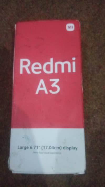 Redmi A3 4GB/64Gb PTA Approved __Excellent Condition