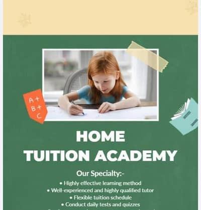Home Tutor Available in Lahore
