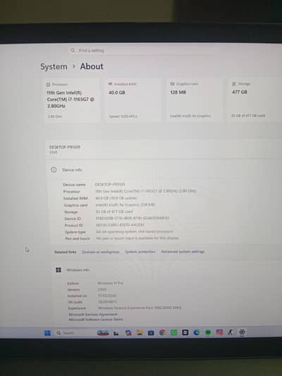 Lenovo Think Book corei7, 11th generation