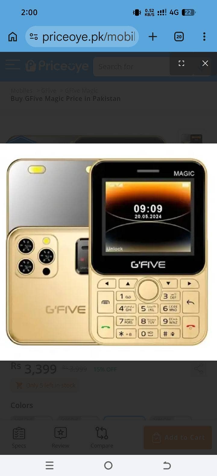 G'Five Magic Pro 0