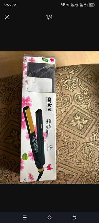 Brand New Sanford Hair Straightener (SF9655HST) - Ceramic & Wet/Dry