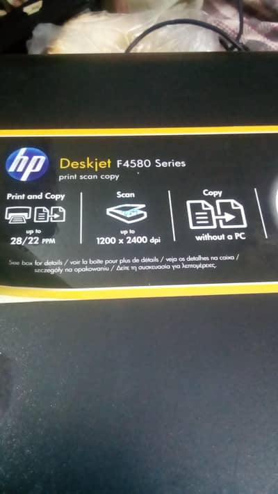 HP F4580 wifi all in one printer scanner photocopier running
