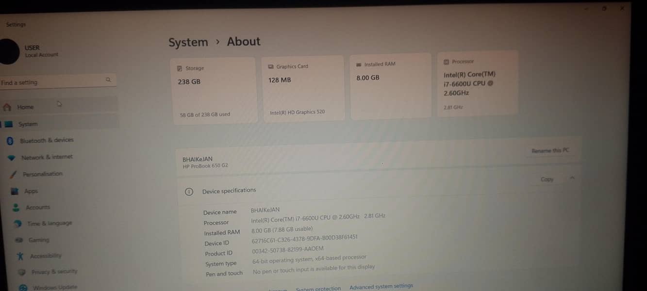 hp probook 1