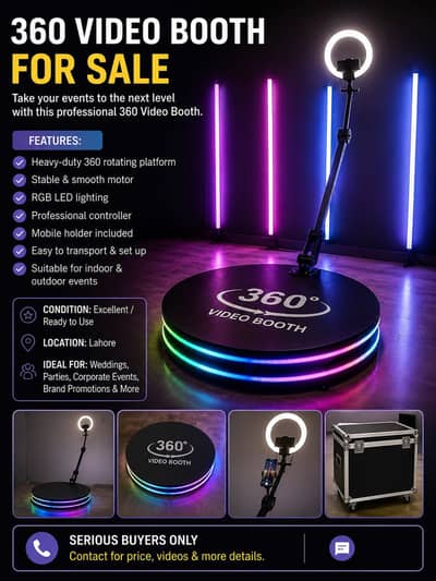 360 Video Booth for Sale | Professional Event Setup