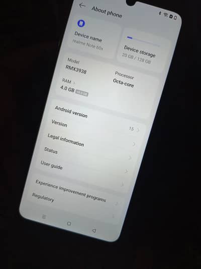 Realme Note 60x box charger 4 moth warranty