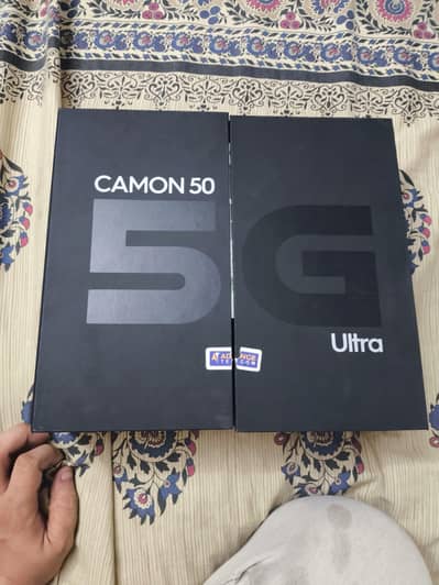 tecno camon 50 ultra complete box with gift card