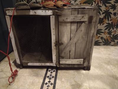 wooden cage