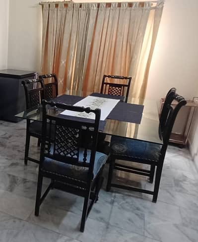 Dining table set with 6 chairs