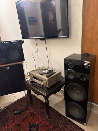 Bass boosted Speakers with Amplifier