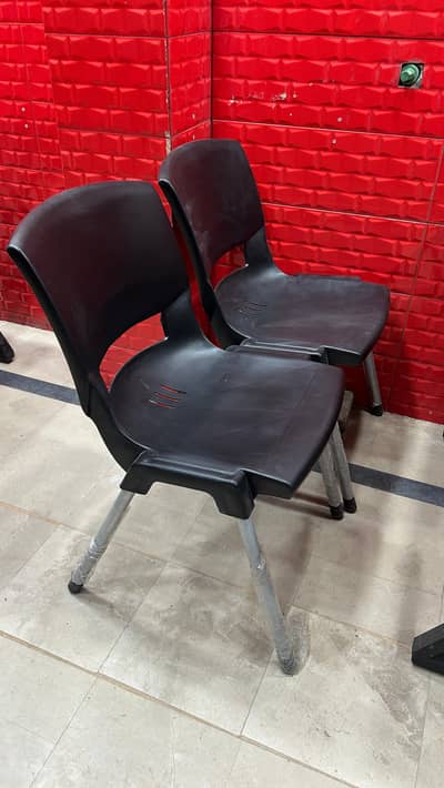 Plastic Black Chairs