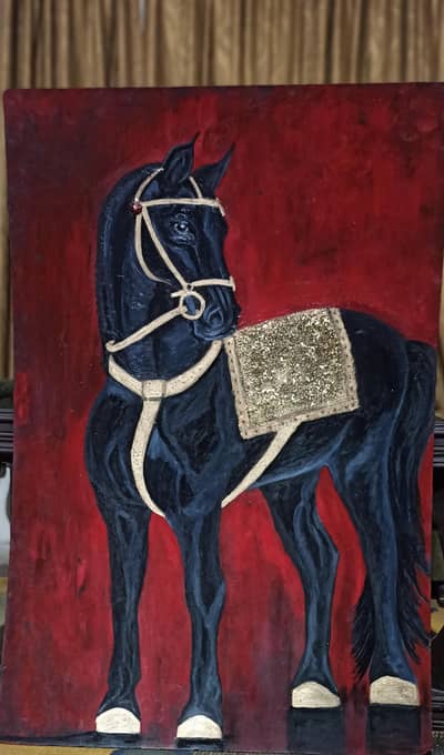 beautiful mughal art painting style
