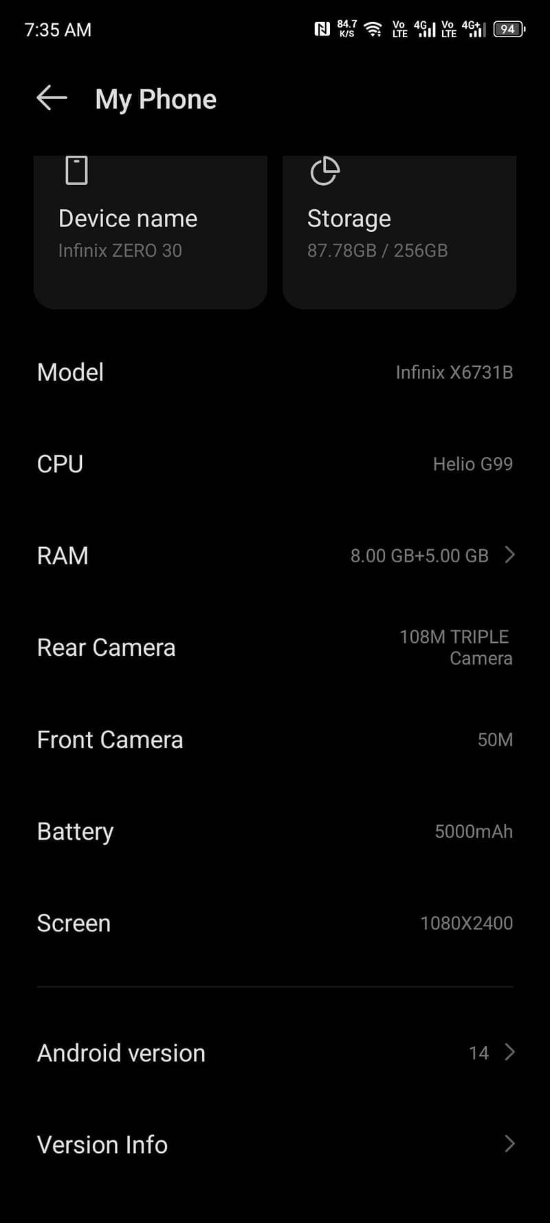 Infinix Zero 30 4
