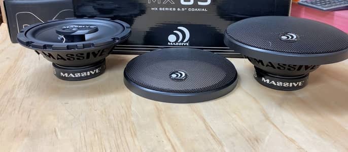 Massive mx65 3 way co axial speaker 70watt rms