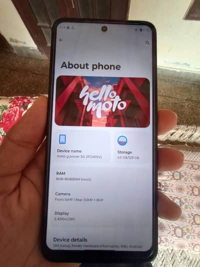 Motorola Moto G Power 5G 8/128 non pta sim locked