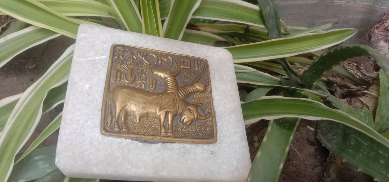 Seal From Moenjodaro Solid Brass 2