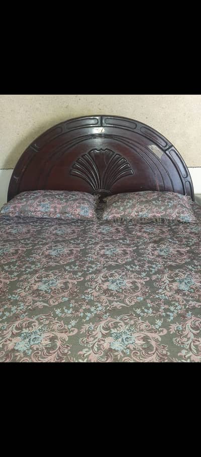 Wooden bed