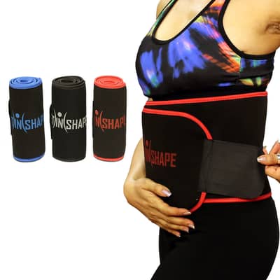 Slimming Waist Trimmer Belt for Men & Women – Adjustable Sweat Belt
