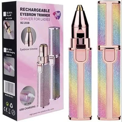 Flawless 2 in 1 Eyebrow Trimmer Facial Trimmer Flawless
