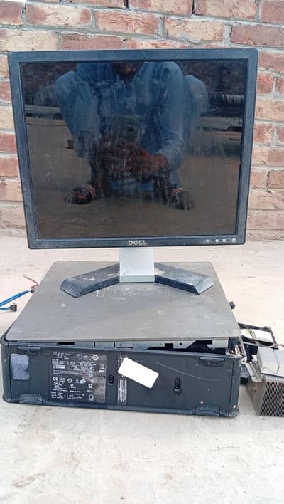 Desktop Computer + Dell LCD Monitor