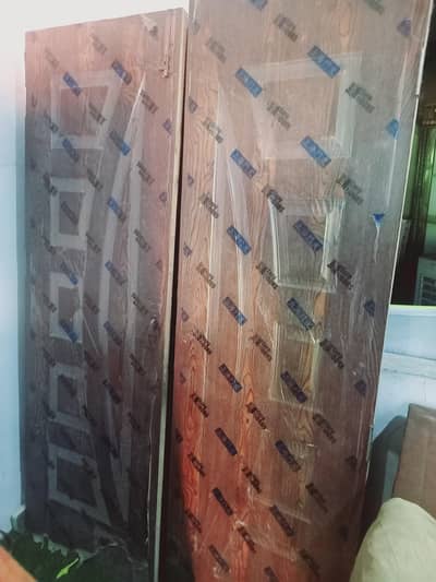 Door double Pala plai wood . . . . . . . .