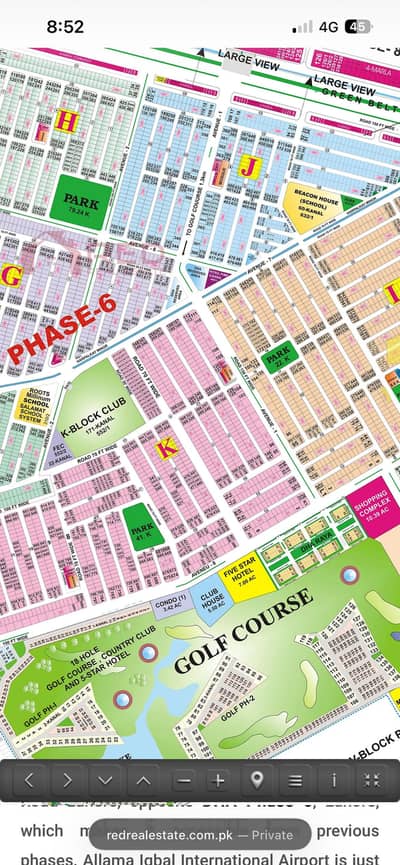 DHA Phase 6 02-Kanal + 03-Marla Corner 70'Rd By 120'Ft Road Vip Location Facing Park