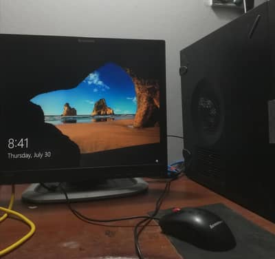 Intel Core i5-2500 | 8GB RAM | 128GB SSD + 500GB HDD | PC with monitor