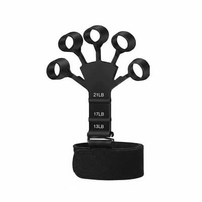 1Pcs Silicone Gripster Grip Strengthener Finger Stretcher Hand Grip