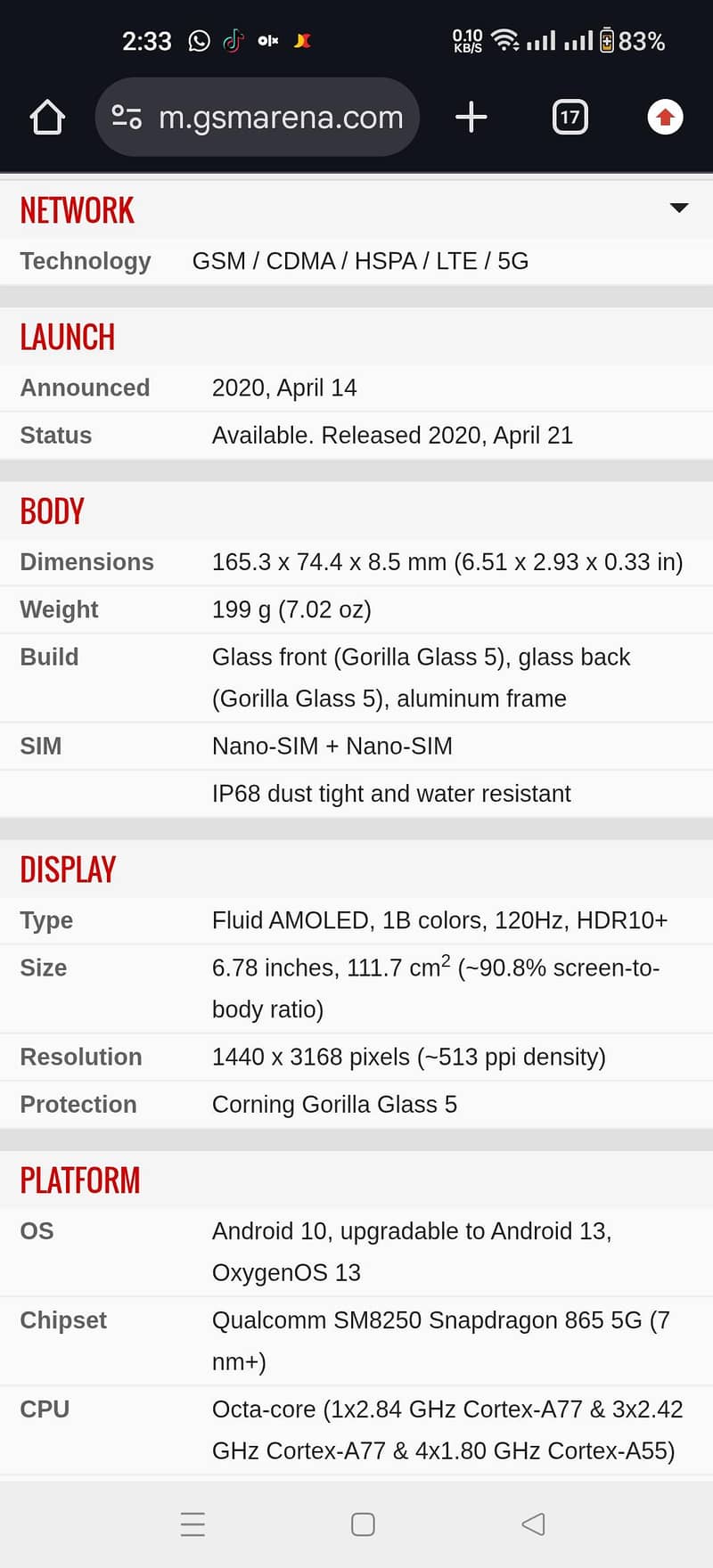 One Plus 8 Pro 10