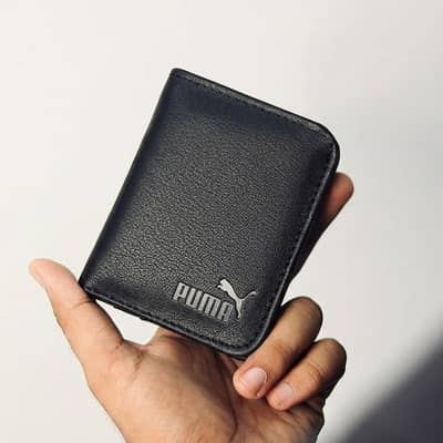 Fashion Slim PU Wallet Card Holder for Men & Women Black