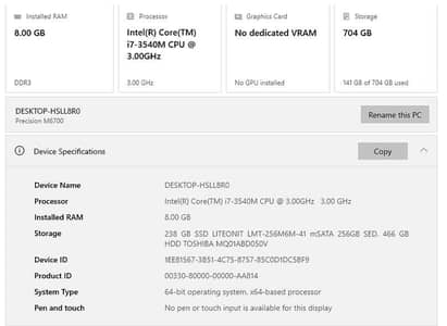 Dell Precision M6700