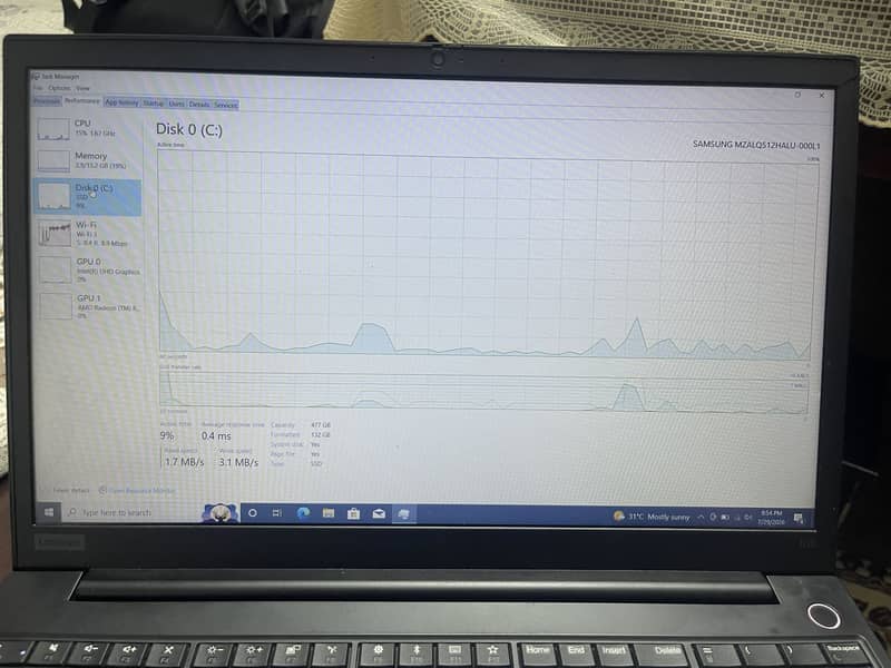 Thinkpad E15 i7 10th generation 8