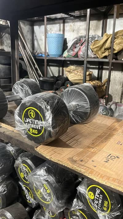 Premium Rubber Dumbbells
