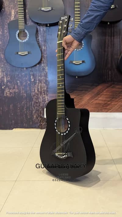 Guitars | mate black | acoustic guitar | professional | student