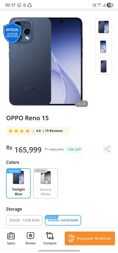 OPPO Reno 15
