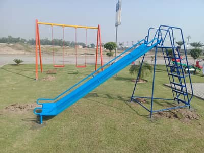 Iron & Pvc Swings | Park Swings | Kids Swings | Kids Slides in Lahore