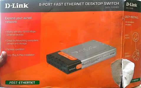 D-Link 8 ports