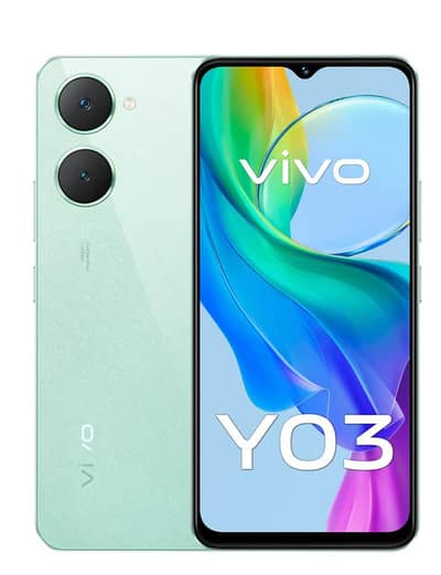 Vivo Y03 4GB RAM 128GB ROM PTA Approved.