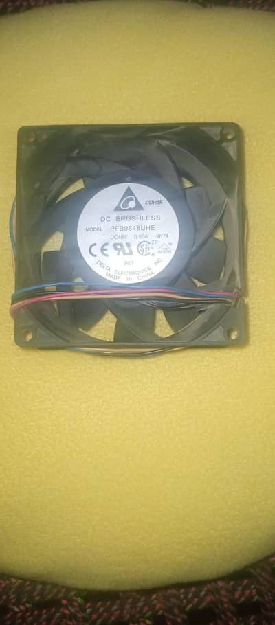 Delta PFB0848UHE 48V 0.65A DC Brushless Cooling Fan