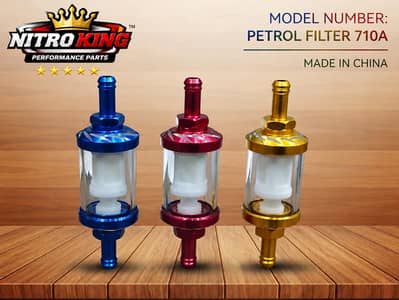 Nitro King Universal Petrol Fuel Filter 710A