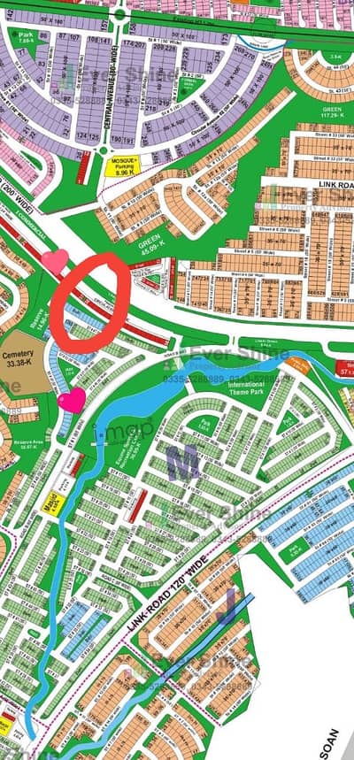 Main Boulevard 8marla Commercial Plot For Sale Phase 8 SECTOR E Call For Details