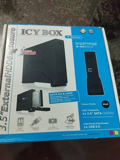 external 3.5 hard disk enclosure UK imported IcyBox