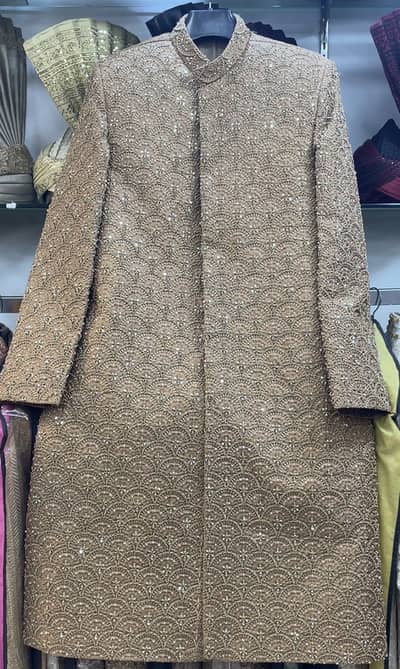 Sherwani set with kulla and shoes (medium size)