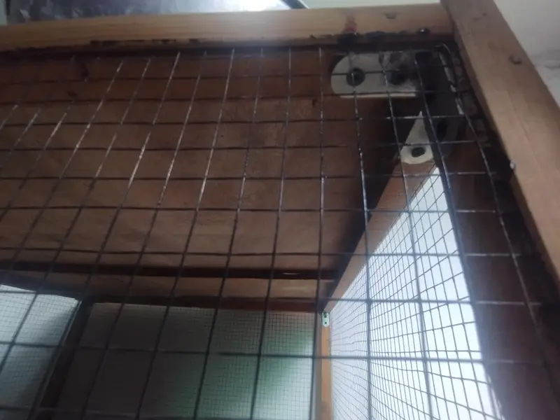 New wooden cage with steel mesh 3×3 — photo 2
