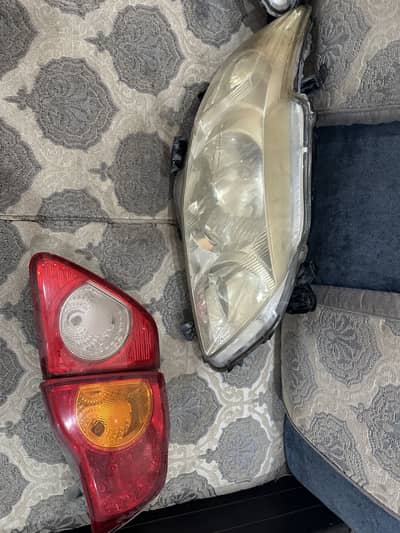 Corolla 2010 front back lights